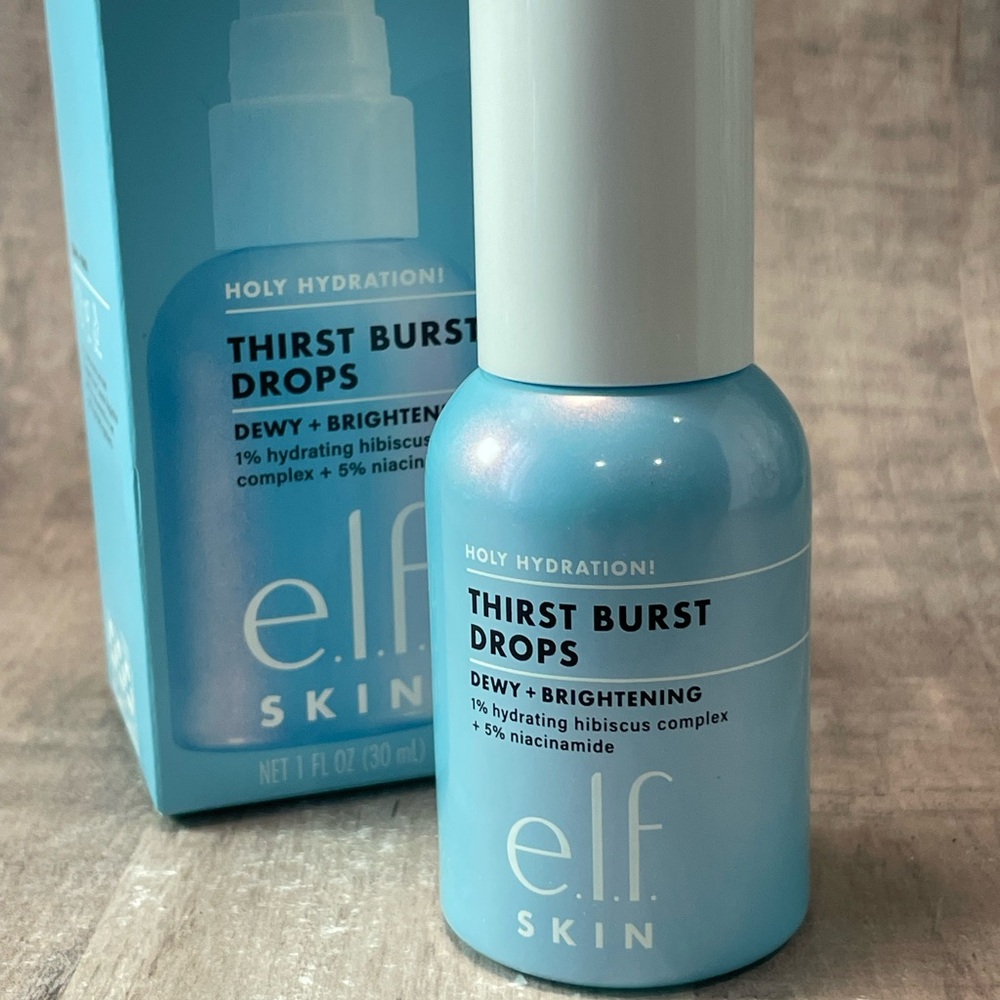 E.l.f. SKIN Holy Hydration! Thirst Burst Drops, Serum-1 fl oz
